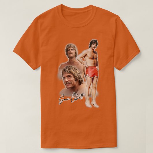 Sam Elliott Retro Fan Design T-shirt (Design voorkant)