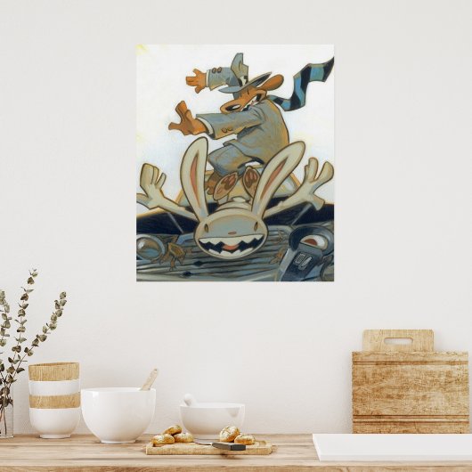 Sam en Max Poster (Keuken)