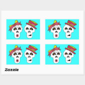 Sam en Sally Skull Sticker (Vel)