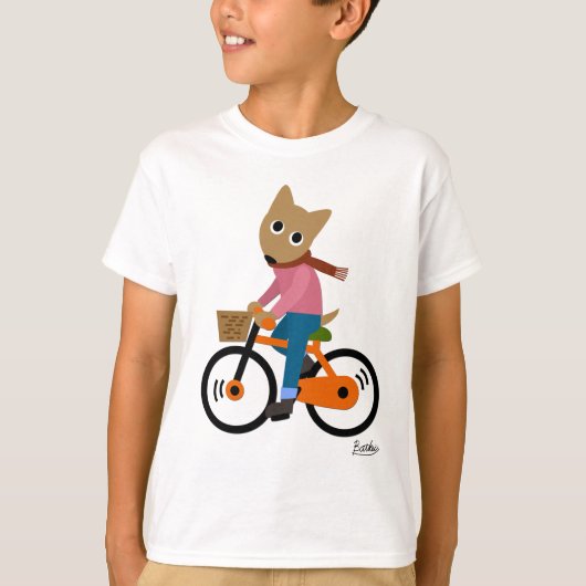Sam fietst t-shirt (Voorkant)
