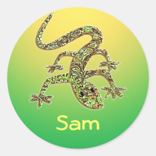 Sam Gecko / Salamander / Lizard Stickers