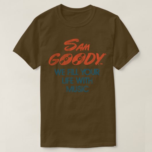 Sam Goody 70s Aesthetisch T-shirt (Design voorkant)