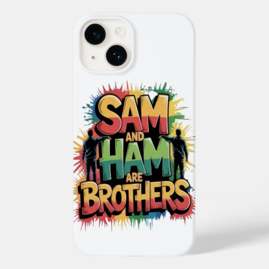 Sam & Ham zijn broers Case-Mate iPhone Case (Achterkant)