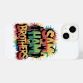 Sam & Ham zijn broers Case-Mate iPhone Case (Achterkant (horizontaal))