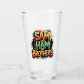 Sam & Ham zijn broers Glas (Voorkant)