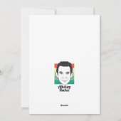 Sam Harris Merry Kerstmis Feestdagenkaart (Achterkant)