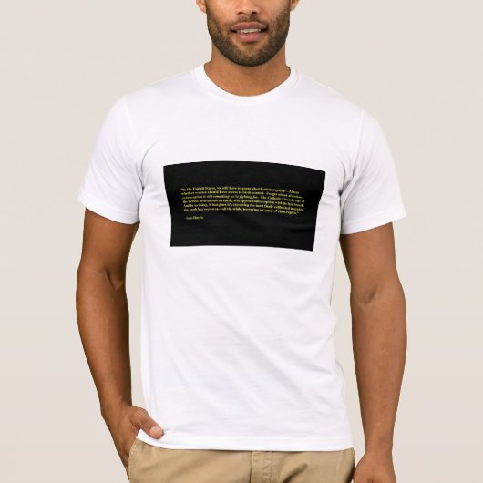 Sam Harris Quote T-Shirt (Voorkant)