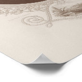 Sam Houston Engraved Portrait Poster (Hoek)