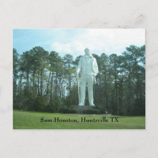 Sam Houston, Huntsville TX Briefkaart