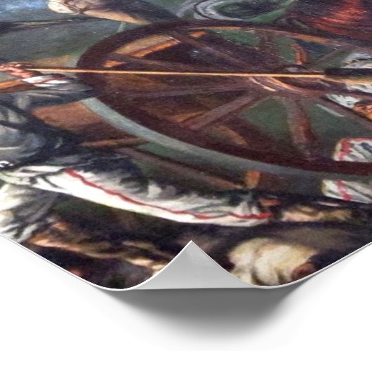 Sam Houston in San Jacinto Poster (Hoek)