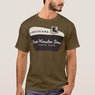 Sam Houston Jones State Park Welkomstbord T-shirt