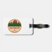 Sam Houston National Forest Bagagelabel (Achterkant horizontaal)