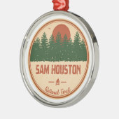 Sam Houston National Forest Metalen Ornament (Links)