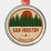Sam Houston National Forest Metalen Ornament (Voorkant)
