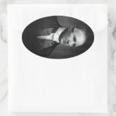 Sam Houston Ovale Sticker (Tas)