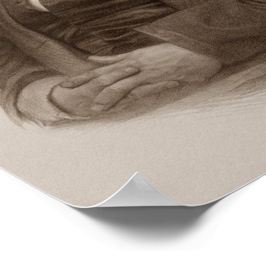 Sam Houston Portrait Poster (Hoek)