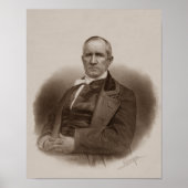 Sam Houston Portrait Poster (Voorkant)