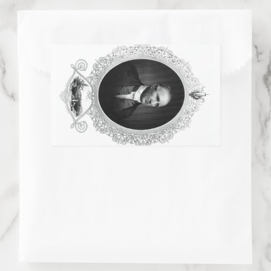 Sam Houston Rechthoekige Sticker (Tas)