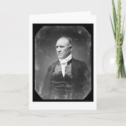 SAM Houston Texas Daguerreotype 1841 Kaart (Voorkant)