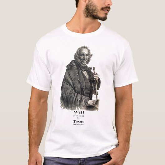 Sam Houston, Will Bratton voor Wetgeving T-shirt (Voorkant)