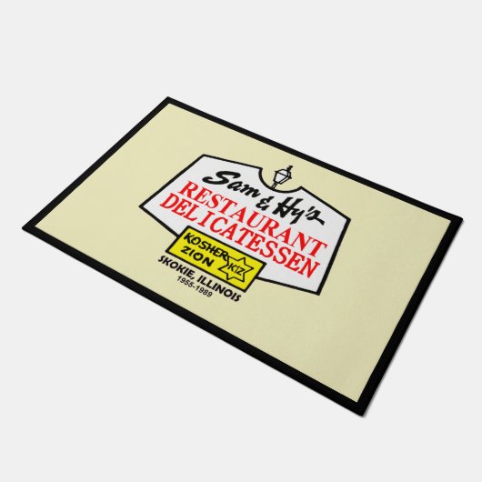 Sam & Hy's Restaurant Deli, Skokie, IL Deurmat (Schuin)