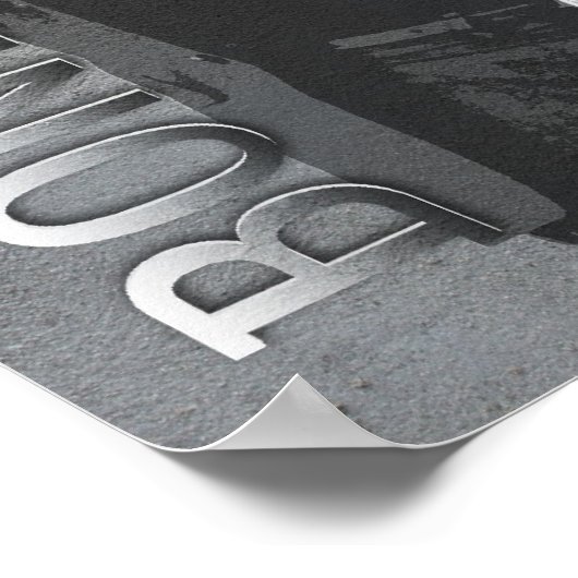 Sam in Action Bone aan het Poster van de Dog (Hoek)