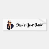 Sam is je oom bumpersticker (Voorkant)