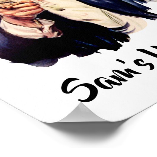 Sam is je oom poster (Hoek)