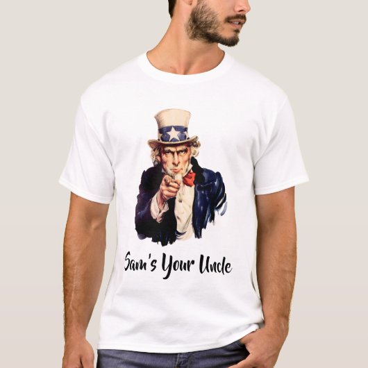 Sam is je oom t-shirt (Voorkant)