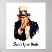 Sam is jouw oom poster (Voorkant)