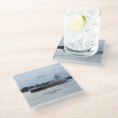 Sam Laud glass onderzetter (Schuin)