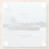 Sam Laud glass onderzetter Glazen Onderzetter (Achterkant)