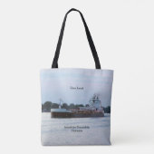 Sam Laud over de canvas tas (Achterkant)