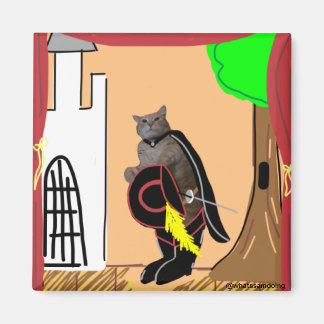 Sam Le Cat die zijn lijnen Magnet voorstelt