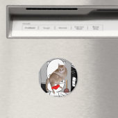 Sam Le Cat Privacy Please Magnet (Insitu (Vaatwasser))