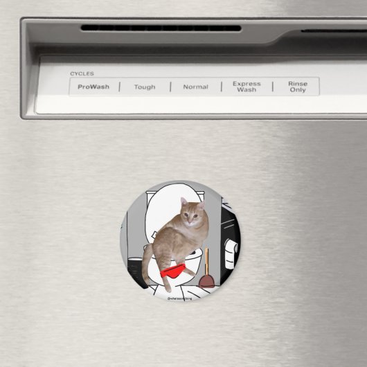Sam Le Cat Privacy Please Magnet (Insitu (Vaatwasser))