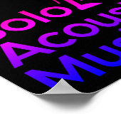 SAM Logo Verticaal Poster Ingelijste Kies uw maat (Hoek)