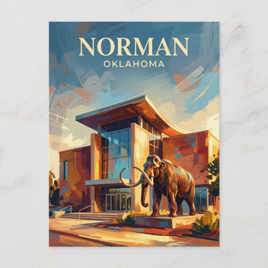 Sam Noble Oklahoma Museum of Natural History VS Briefkaart (Voorkant)