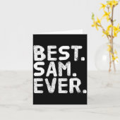 Sam ooit grappige mannen vaders cadeau idee uitvoe kaart (Gele Bloem)