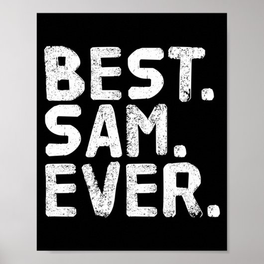 Sam ooit grappige mannen vaders cadeau idee uitvoe poster (Voorkant)
