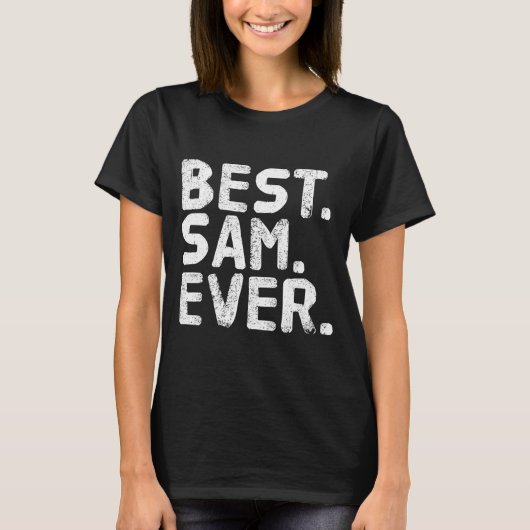 Sam ooit grappige mannen vaders cadeau idee uitvoe t-shirt (Voorkant)