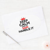 SAM OVALE STICKER (Envelop)