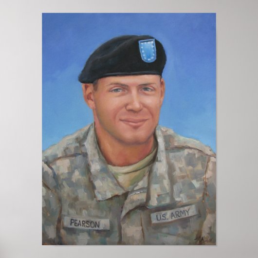 Sam Pearson portret Poster (Voorkant)