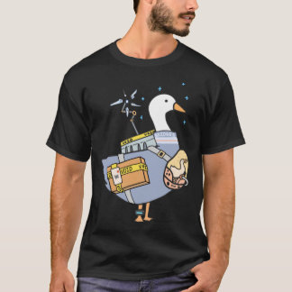 Sam Porter Bridges als een gans uit Death Strandin T-shirt