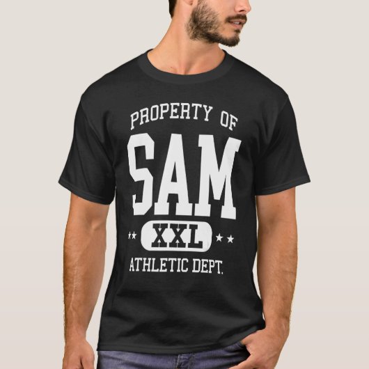 SAM Retro Athletic Property Dept T-shirt (Voorkant)