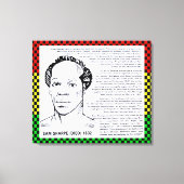 Sam Sharpe Jamaican Hero Canvas Afdruk (Voorkant)