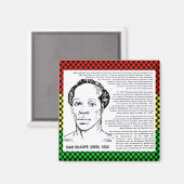 Sam Sharpe Log in Montego Bay Magneet (Voorkant / Achterkant)