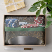 Sam Slick, Cocker Spaniel Poker spelen Tissuepapier (Geschenk)