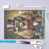 Sam Slick, Cocker Spaniel Poker spelen Tissuepapier (Craft)