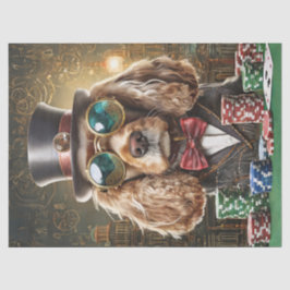 Sam Slick, Cocker Spaniel Pokeren Tissuepapier